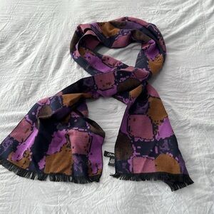 Chelsey by Joseph Multi-color Abstract Brushed Silk Scarf